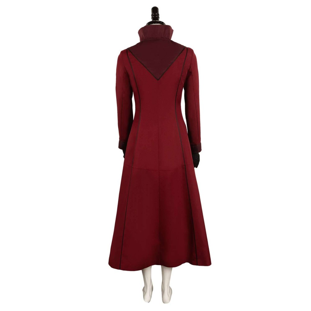 House of the Dragon Season 2 Rhaenyra Targaryen Burgundy Suit Cosplay Costume Halloween Carnival Outfit