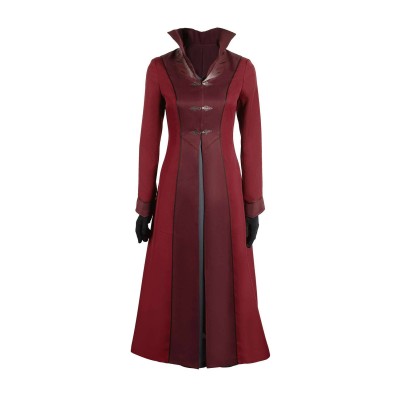 House of the Dragon Season 2 Rhaenyra Targaryen Burgundy Suit Cosplay Costume Halloween Carnival Outfit