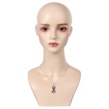 House of the Dragon Season 2 Princess Rhaenys Targaryen Silver Necklace Accessories Cosplay Costume Halloween Carnival