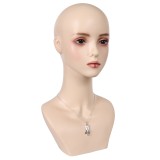 House of the Dragon Season 2 Princess Rhaenys Targaryen Silver Necklace Accessories Cosplay Costume Halloween Carnival