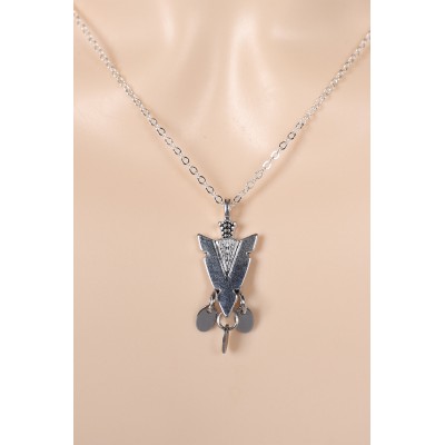 House of the Dragon Season 2 Princess Rhaenys Targaryen Silver Necklace Accessories Cosplay Costume Halloween Carnival