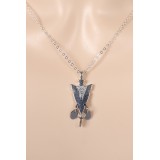House of the Dragon Season 2 Princess Rhaenys Targaryen Silver Necklace Accessories Cosplay Costume Halloween Carnival