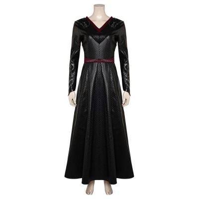 House of the Dragon Season 2 Princess Rhaenys Targaryen Black Warrior Medieval Suit Cosplay Costume Halloween Carnival Outfit