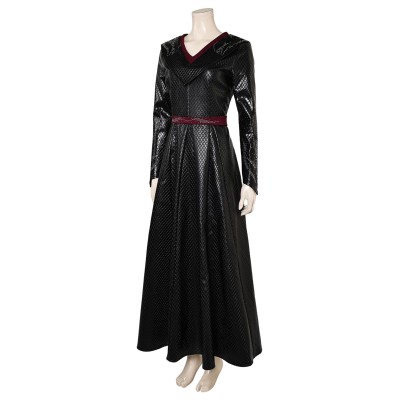 House of the Dragon Season 2 Princess Rhaenys Targaryen Black Warrior Medieval Suit Cosplay Costume Halloween Carnival Outfit