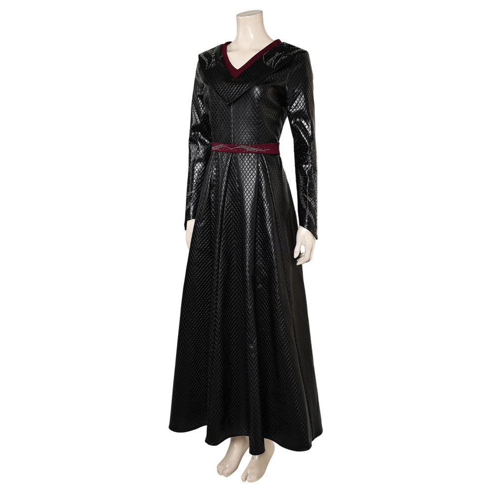House of the Dragon Season 2 Princess Rhaenys Targaryen Black Warrior Medieval Suit Cosplay Costume Halloween Carnival Outfit