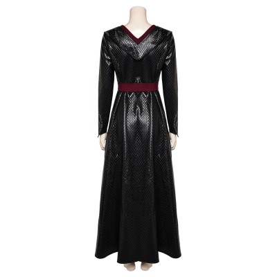 House of the Dragon Season 2 Princess Rhaenys Targaryen Black Warrior Medieval Suit Cosplay Costume Halloween Carnival Outfit