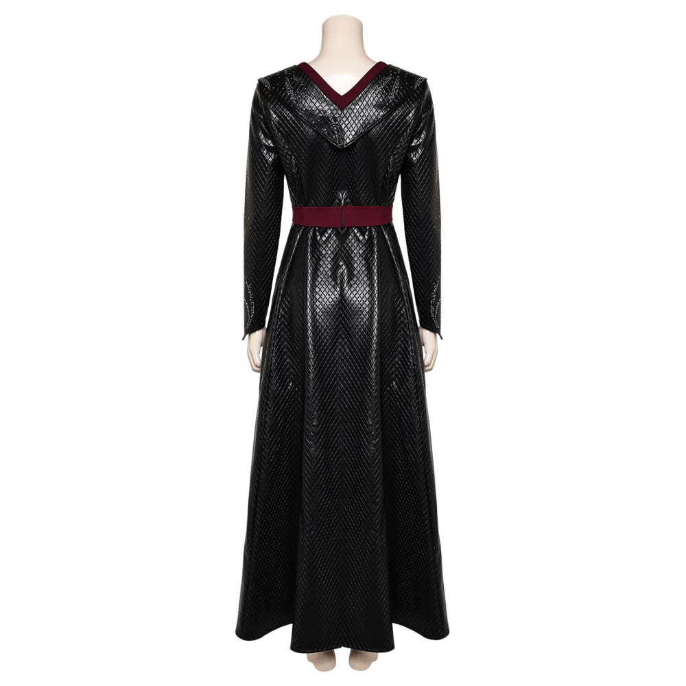 House of the Dragon Season 2 Princess Rhaenys Targaryen Black Warrior Medieval Suit Cosplay Costume Halloween Carnival Outfit