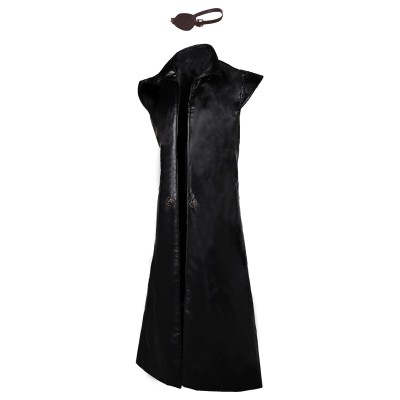 House of the Dragon Season 2 Prince Aemond Targaryen Cape Wiht Eye-patch Suit Cosplay Costume Halloween Carnival Outfit