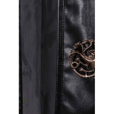 House of the Dragon Season 2 Prince Aemond Targaryen Cape Wiht Eye-patch Suit Cosplay Costume Halloween Carnival Outfit