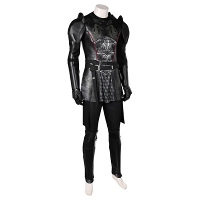 House of the Dragon Season 2 Daemon Targaryen Leather Medieval Suit Cosplay Costume Halloween Carnival Outfit