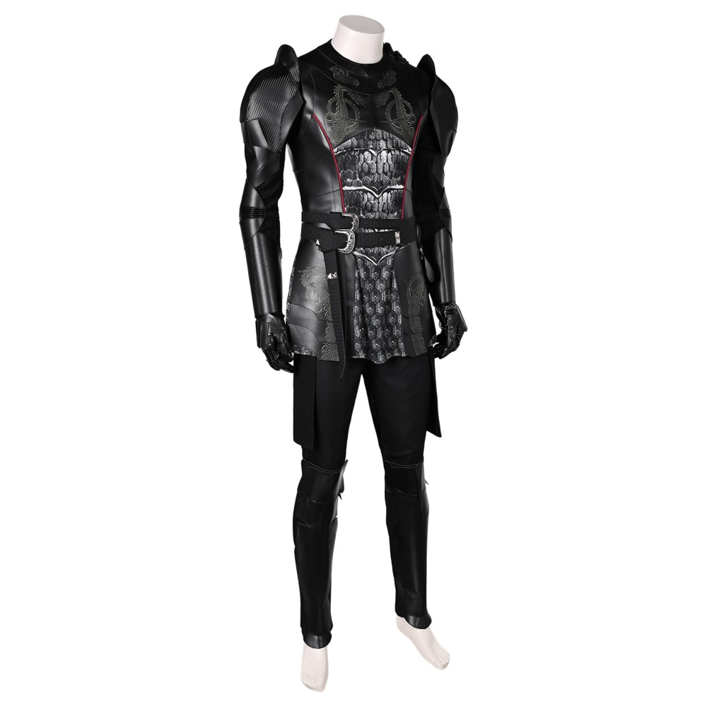 House of the Dragon Season 2 Daemon Targaryen Leather Medieval Suit Cosplay Costume Halloween Carnival Outfit