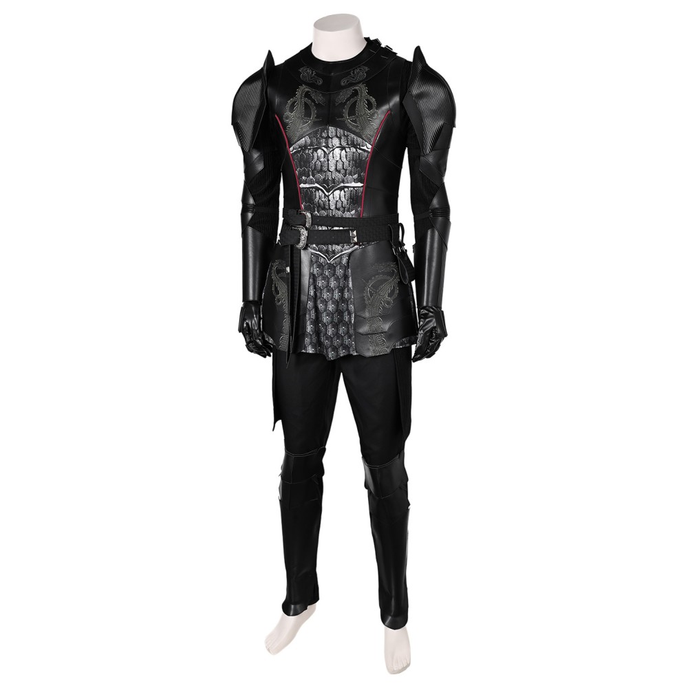 House of the Dragon Season 2 Daemon Targaryen Leather Medieval Suit Cosplay Costume Halloween Carnival Outfit