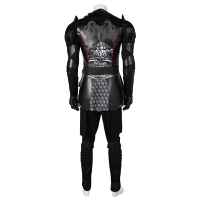 House of the Dragon Season 2 Daemon Targaryen Leather Medieval Suit Cosplay Costume Halloween Carnival Outfit