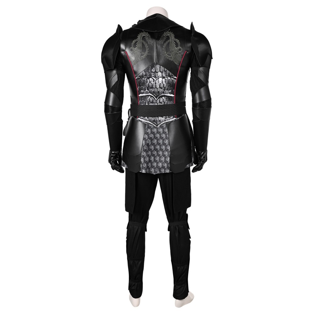 House of the Dragon Season 2 Daemon Targaryen Leather Medieval Suit Cosplay Costume Halloween Carnival Outfit