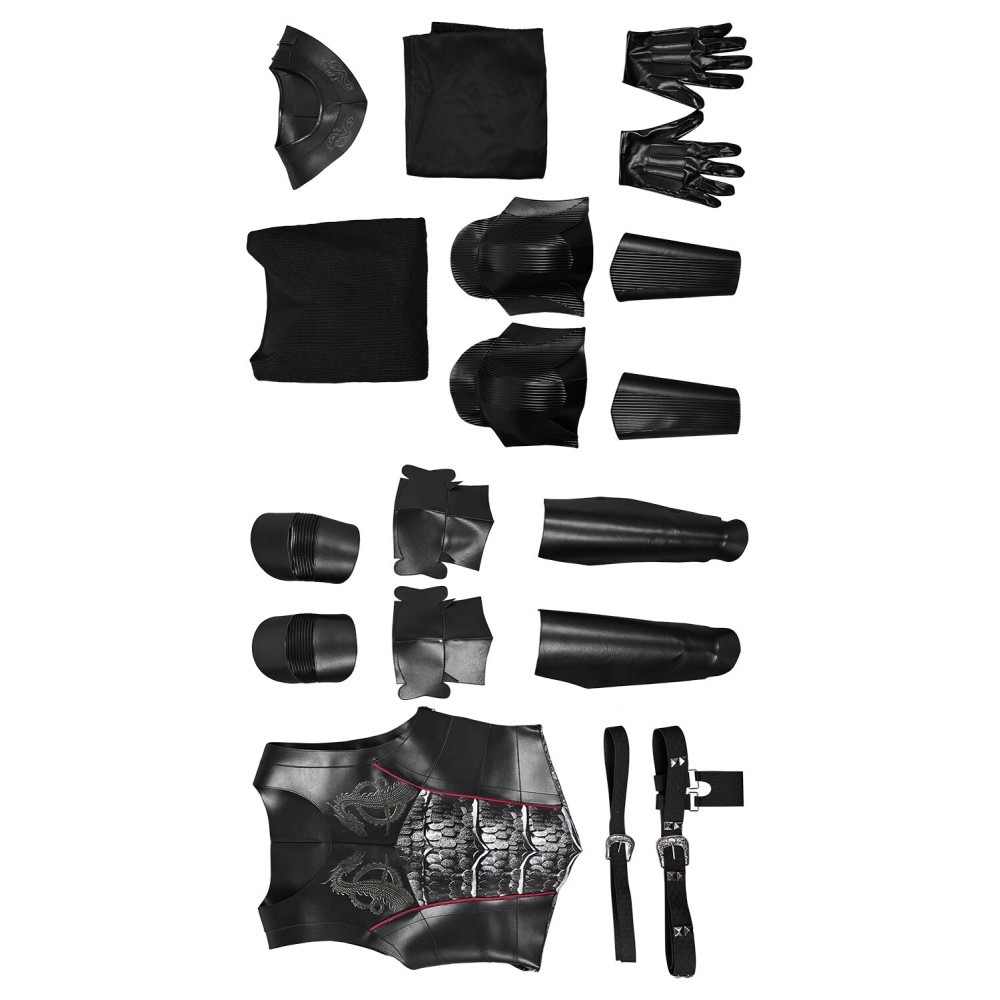 House of the Dragon Season 2 Daemon Targaryen Leather Medieval Suit Cosplay Costume Halloween Carnival Outfit