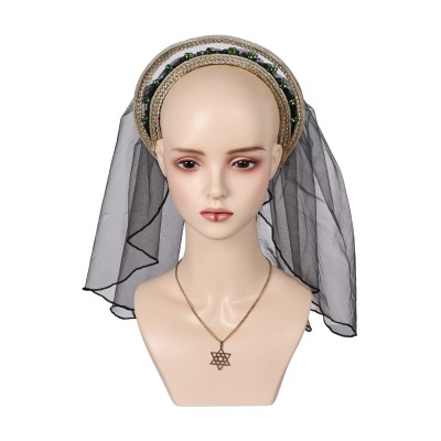 House of the Dragon Season 2 Alicent Hightower Veil Necklace Accessories Prop Cosplay Costume Halloween Carnival