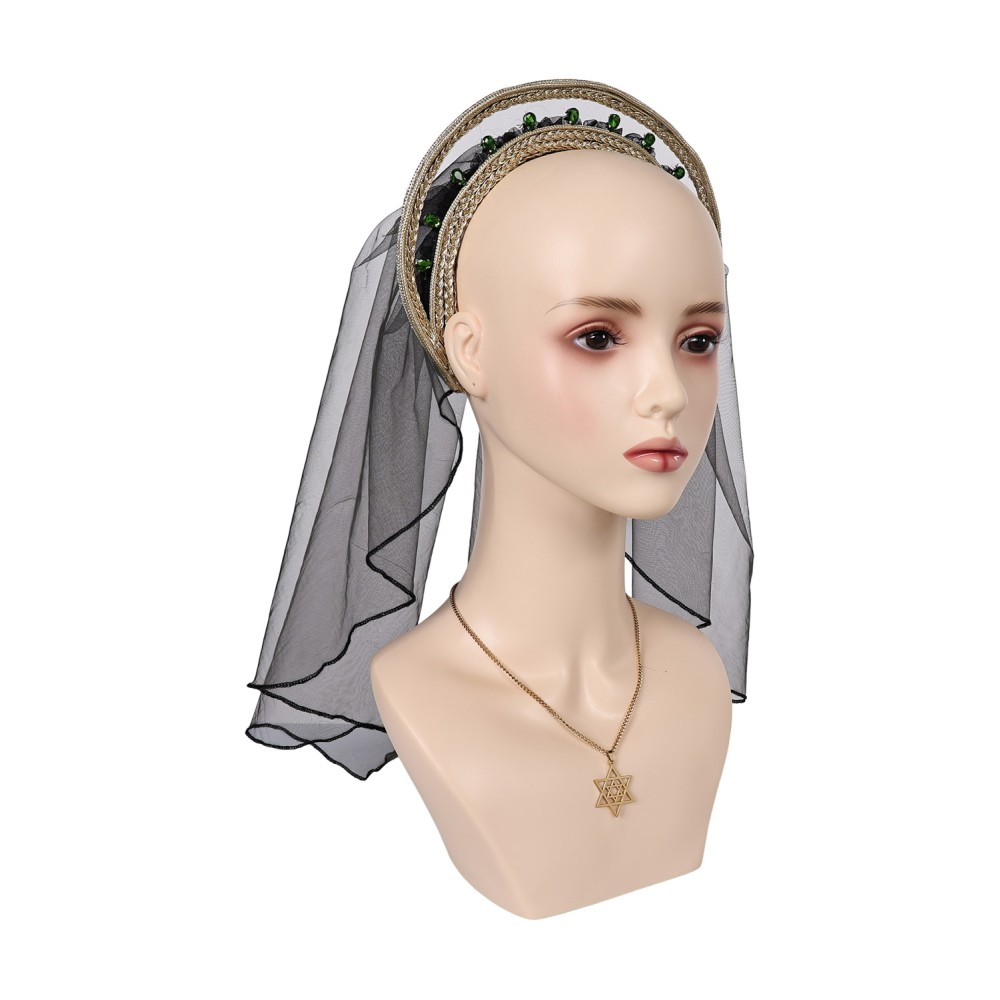 House of the Dragon Season 2 Alicent Hightower Veil Necklace Accessories Prop Cosplay Costume Halloween Carnival