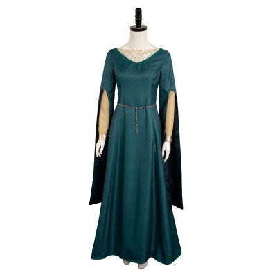 House of the Dragon Season 2 Alicent Hightower Medieval Dress Suit Cosplay Costume Halloween Carnival Outfit