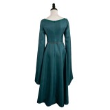 House of the Dragon Season 2 Alicent Hightower Medieval Dress Suit Cosplay Costume Halloween Carnival Outfit