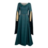 House of the Dragon Season 2 Alicent Hightower Medieval Dress Suit Cosplay Costume Halloween Carnival Outfit