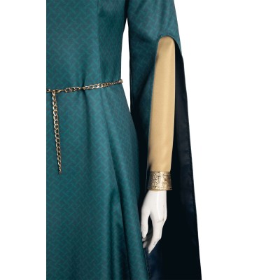 House of the Dragon Season 2 Alicent Hightower Medieval Dress Suit Cosplay Costume Halloween Carnival Outfit