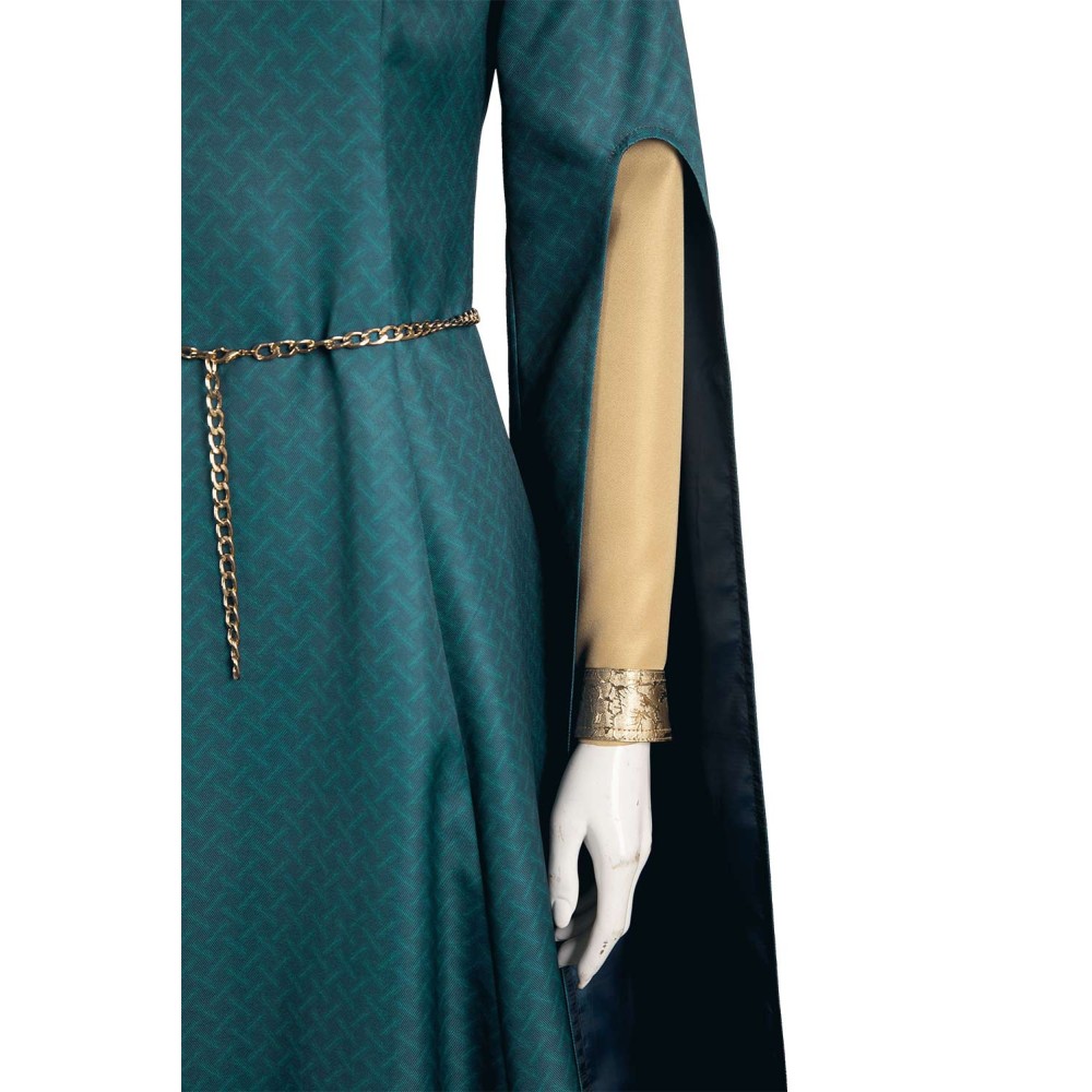 House of the Dragon Season 2 Alicent Hightower Medieval Dress Suit Cosplay Costume Halloween Carnival Outfit