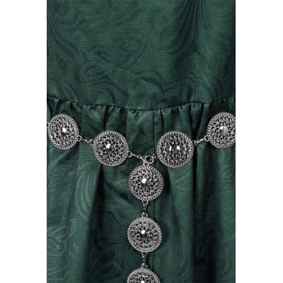 House of the Dragon Season 2 Alicent Hightower Green Dress Medieval Suit Cosplay Costume Halloween Carnival Outfit