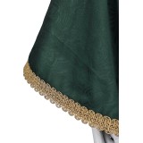 House of the Dragon Season 2 Alicent Hightower Green Dress Medieval Suit Cosplay Costume Halloween Carnival Outfit
