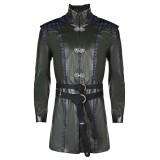 House of the Dragon Season 2 Aemond Targaryen Combat Coat Set Suit Cosplay Costume Halloween Carnival Outfit