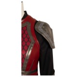 House of the Dragon Rhaenys Targaryen Red Medieval Leather Set Suit Cosplay Costume Halloween Carnival Outfit