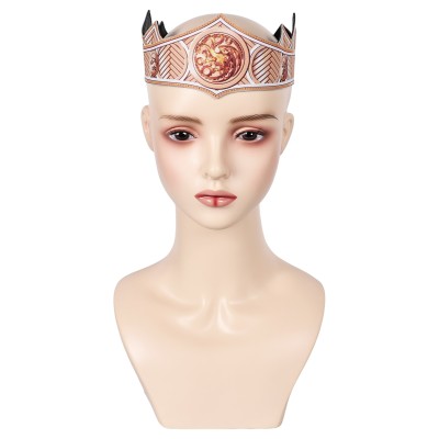 House of the Dragon Rhaenys Targaryen Crown Headgear Accessories Cosplay Costume Halloween Carnival