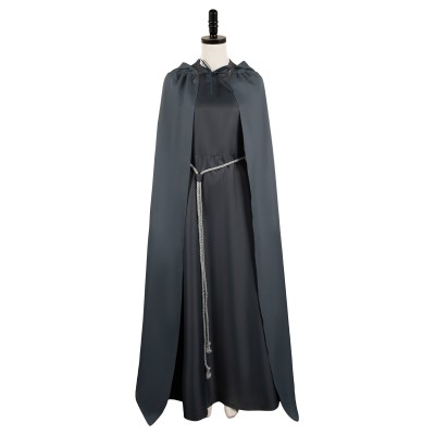 House of the Dragon Rhaenyra Targaryen Women Grey Robe Set Suit Cosplay Costume Halloween Carnival Outfit