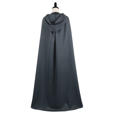 House of the Dragon Rhaenyra Targaryen Women Grey Robe Set Suit Cosplay Costume Halloween Carnival Outfit