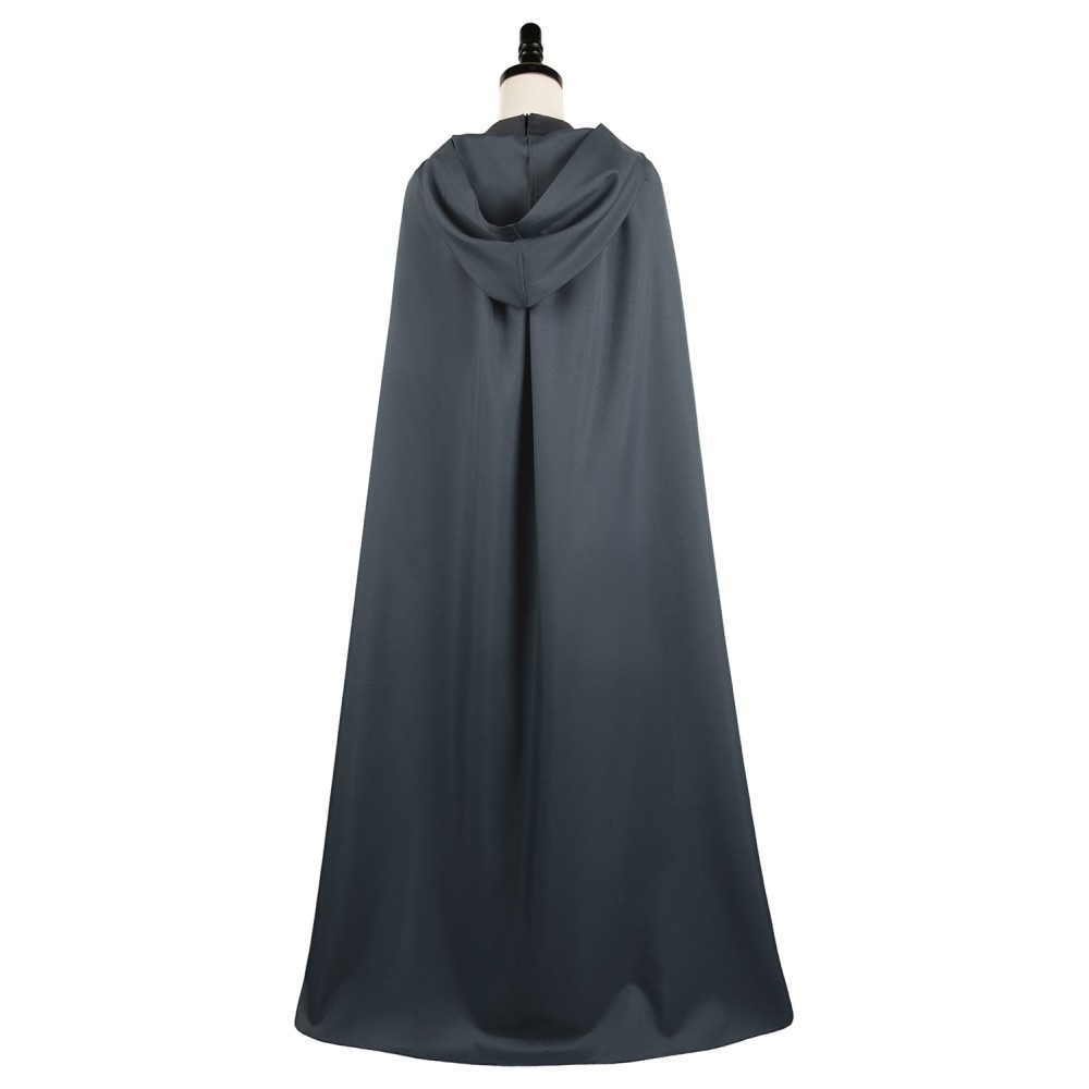 House of the Dragon Rhaenyra Targaryen Women Grey Robe Set Suit Cosplay Costume Halloween Carnival Outfit