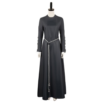 House of the Dragon Rhaenyra Targaryen Women Grey Robe Set Suit Cosplay Costume Halloween Carnival Outfit