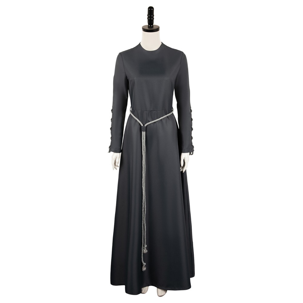 House of the Dragon Rhaenyra Targaryen Women Grey Robe Set Suit Cosplay Costume Halloween Carnival Outfit
