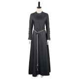 House of the Dragon Rhaenyra Targaryen Women Grey Robe Set Suit Cosplay Costume Halloween Carnival Outfit