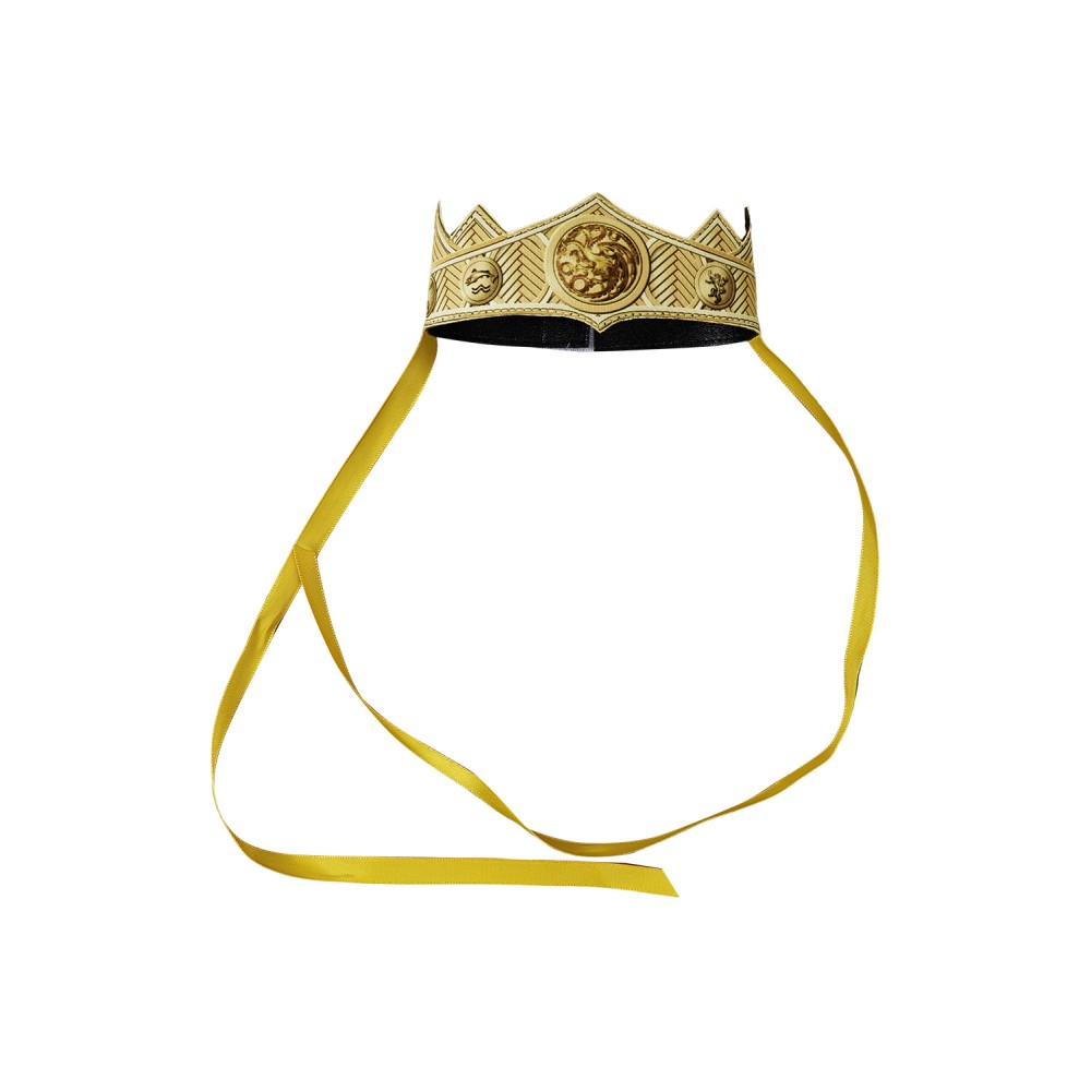 House of the Dragon Rhaenyra Targaryen Pet Dog Crown Accessories Cosplay Costume Halloween Carnival