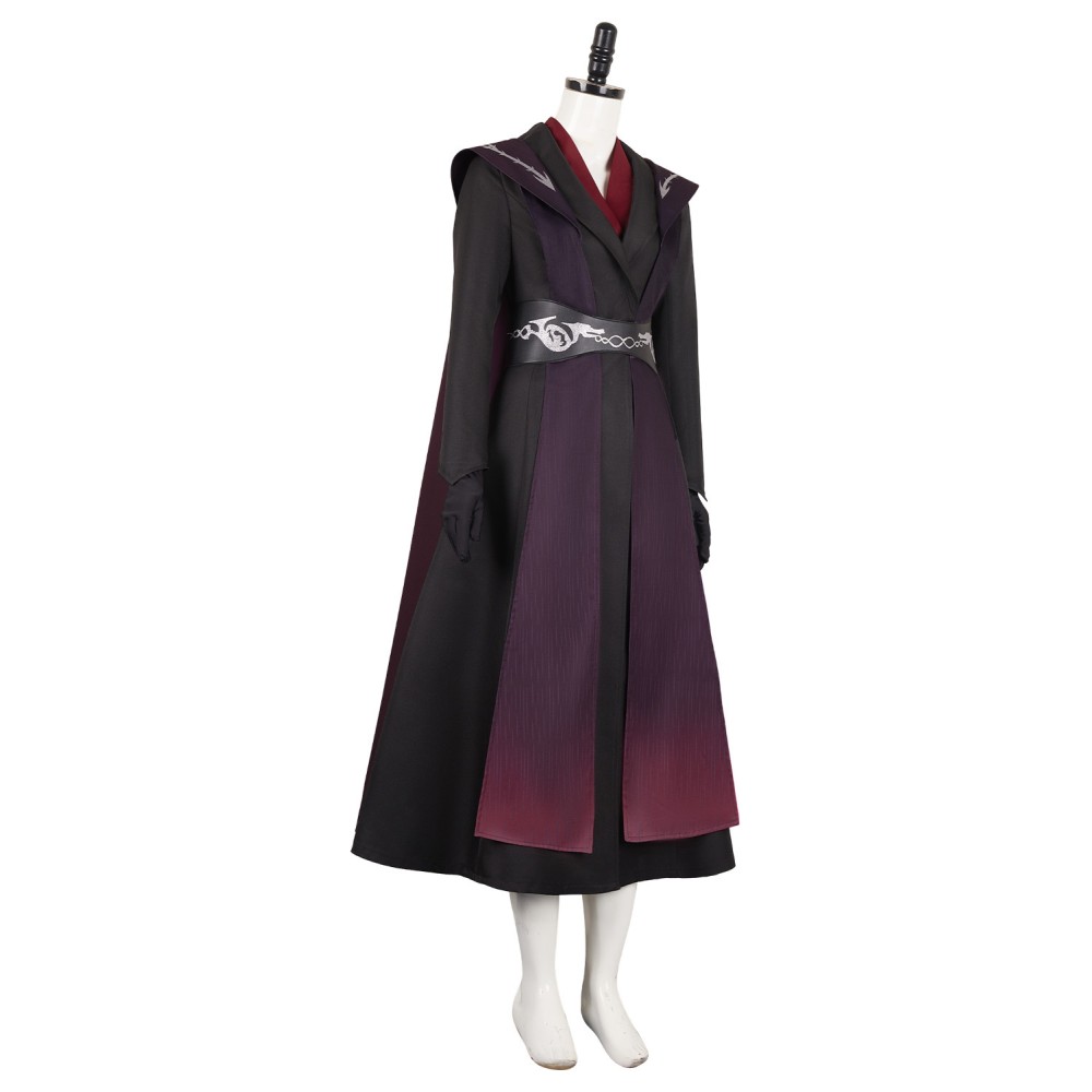 House of the Dragon Rhaenyra Targaryen Gradient Set Suit Cosplay Costume Halloween Carnival Outfit
