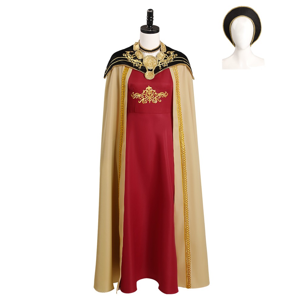 House of the Dragon Rhaenyra Targaryen Dress Medieval Suit Cosplay Costume Halloween Carnival Outfit