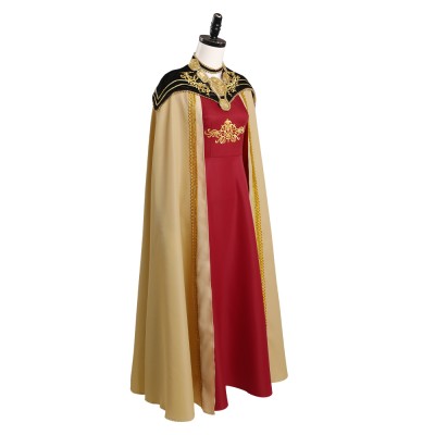 House of the Dragon Rhaenyra Targaryen Dress Medieval Suit Cosplay Costume Halloween Carnival Outfit