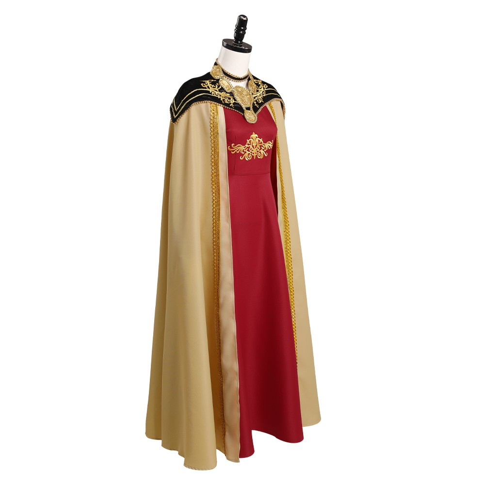 House of the Dragon Rhaenyra Targaryen Dress Medieval Suit Cosplay Costume Halloween Carnival Outfit