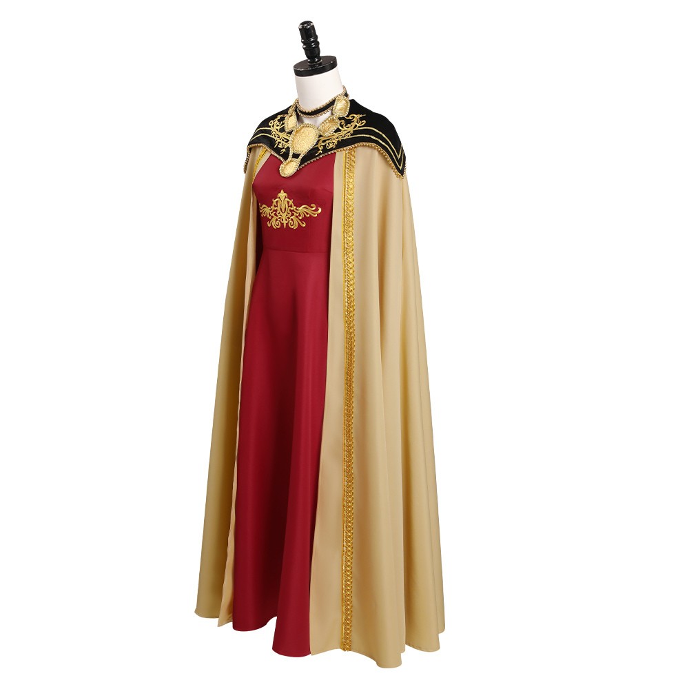 House of the Dragon Rhaenyra Targaryen Dress Medieval Suit Cosplay Costume Halloween Carnival Outfit