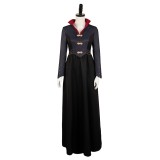 House of the Dragon Rhaenyra Targaryen Black Medieval Dress Suit Cosplay Costume Halloween Carnival Outfit