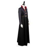 House of the Dragon Rhaenyra Targaryen Black Medieval Dress Suit Cosplay Costume Halloween Carnival Outfit