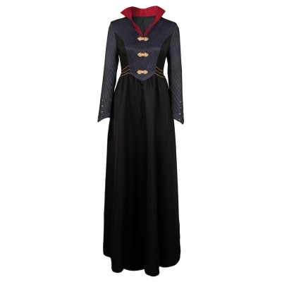 House of the Dragon Rhaenyra Targaryen Black Medieval Dress Suit Cosplay Costume Halloween Carnival Outfit