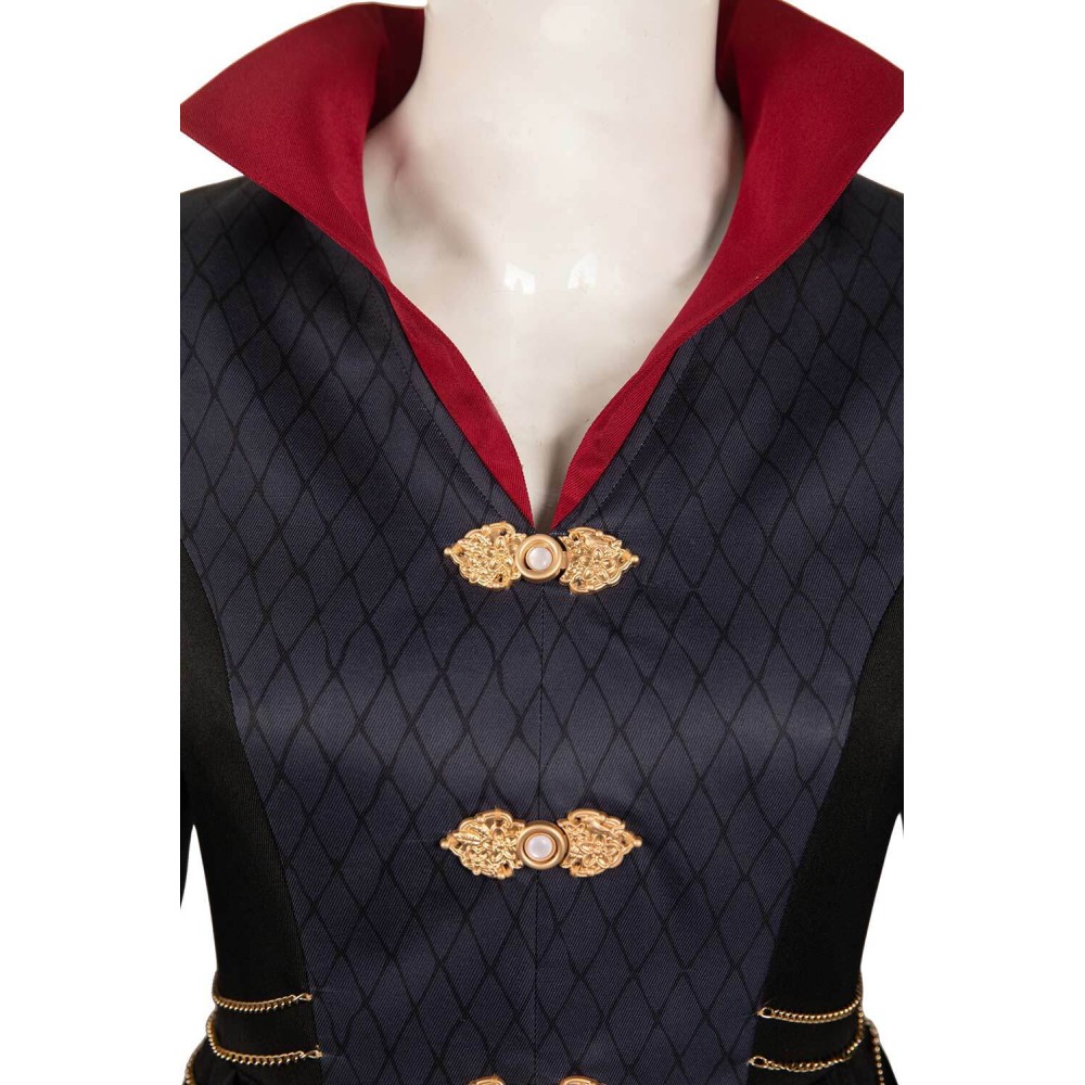 House of the Dragon Rhaenyra Targaryen Black Medieval Dress Suit Cosplay Costume Halloween Carnival Outfit
