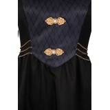 House of the Dragon Rhaenyra Targaryen Black Medieval Dress Suit Cosplay Costume Halloween Carnival Outfit