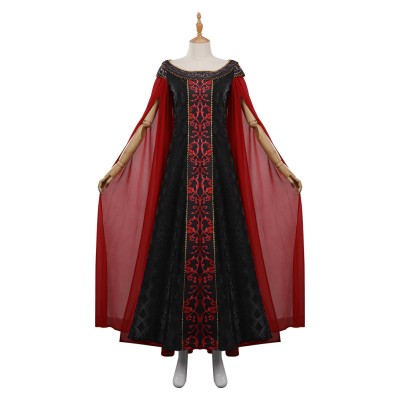House of the Dragon Princess Rhaenys Velaryon Dress Cosplay Costume Halloween Carnival Outfit