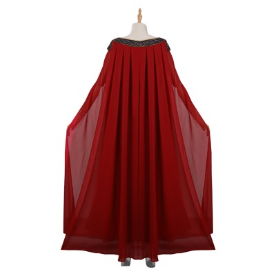 House of the Dragon Princess Rhaenys Velaryon Dress Cosplay Costume Halloween Carnival Outfit